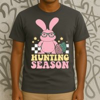 Hunting Season Easter Eggs Bunny Holiday T-Shirt