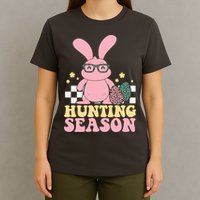 Hunting Season Easter Eggs Bunny Holiday T-Shirt