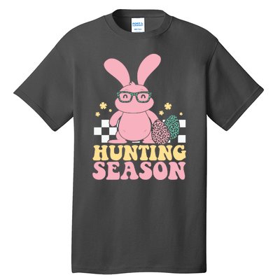 Hunting Season Easter Eggs Bunny Holiday Tall T-Shirt