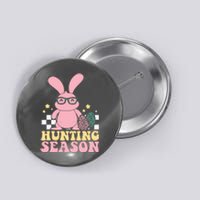 Hunting Season Easter Eggs Bunny Holiday Button