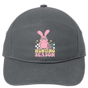 Hunting Season Easter Eggs Bunny Holiday 7-Panel Snapback Hat