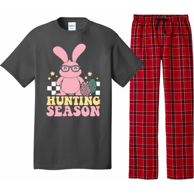 Hunting Season Easter Eggs Bunny Holiday Pajama Set