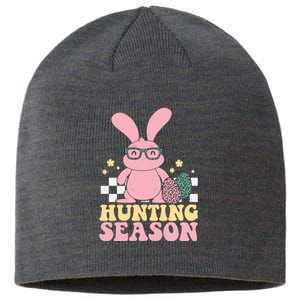 Hunting Season Easter Eggs Bunny Holiday Sustainable Beanie