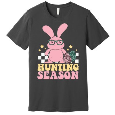 Hunting Season Easter Eggs Bunny Holiday Premium T-Shirt