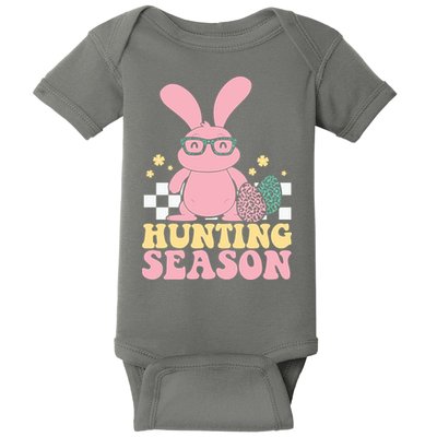 Hunting Season Easter Eggs Bunny Holiday Baby Bodysuit