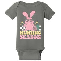 Hunting Season Easter Eggs Bunny Holiday Baby Bodysuit