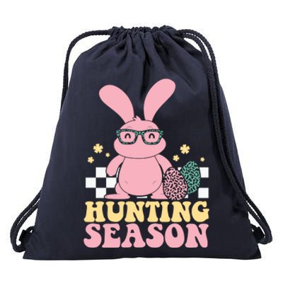 Hunting Season Easter Eggs Bunny Holiday Drawstring Bag