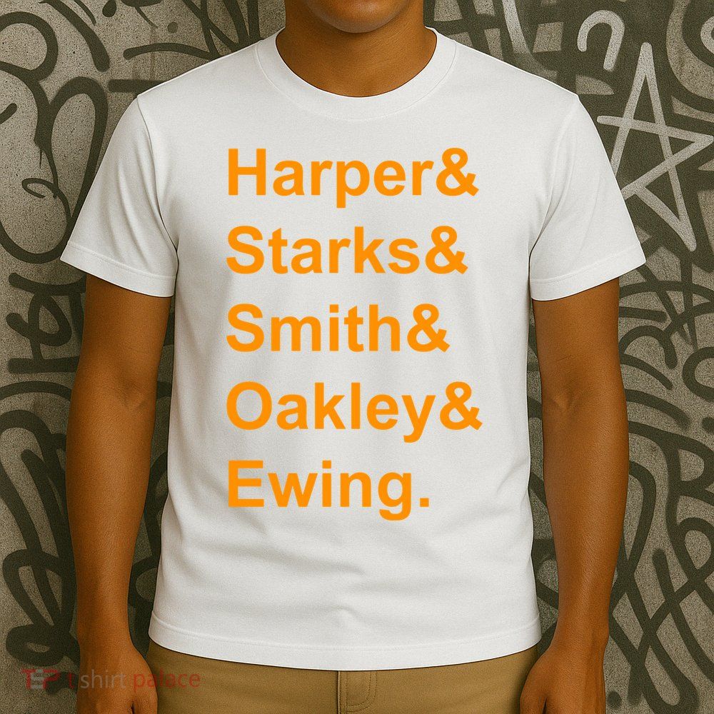 Harper Starks Ewing Oakley Smith Basketball T-Shirt