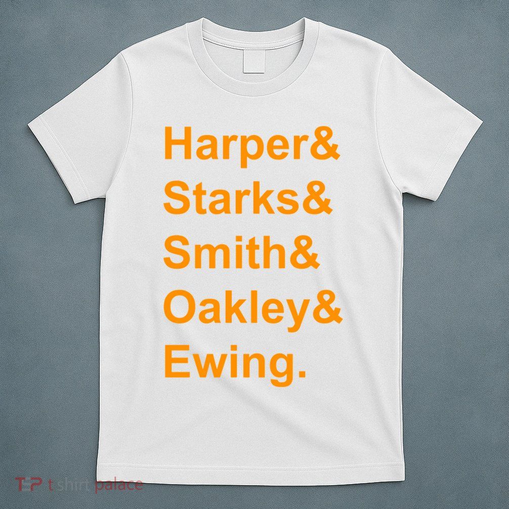 Harper Starks Ewing Oakley Smith Basketball T-Shirt