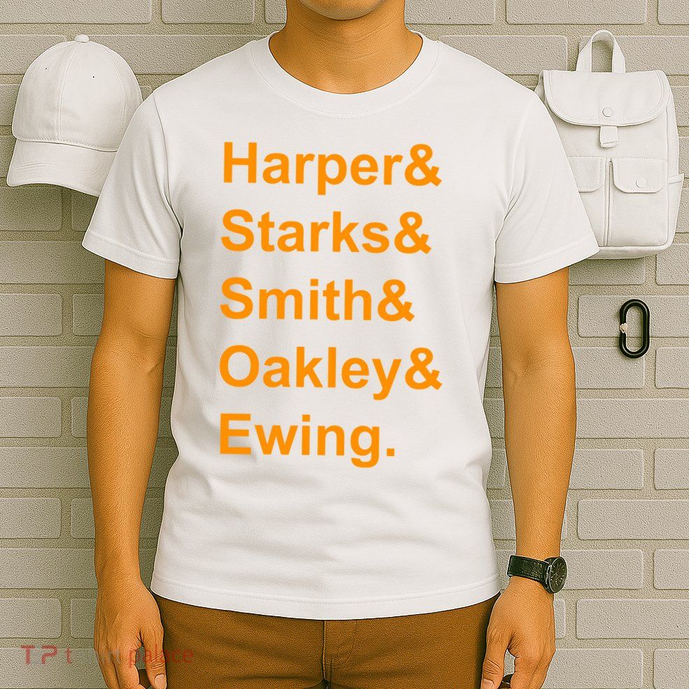 Harper Starks Ewing Oakley Smith Basketball T-Shirt