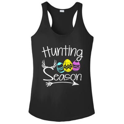 Hunting Season Egg Dear Easter Day Men Funny Ladies PosiCharge Competitor Racerback Tank