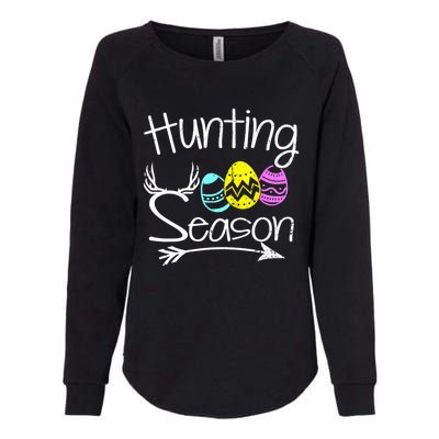 Hunting Season Egg Dear Easter Day Men Funny Womens California Wash Sweatshirt