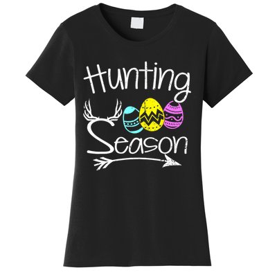 Hunting Season Egg Dear Easter Day Men Funny Women's T-Shirt