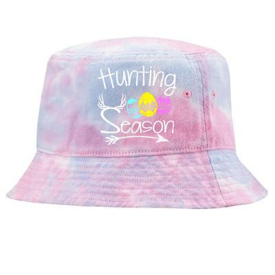 Hunting Season Egg Dear Easter Day Men Funny Tie-Dyed Bucket Hat