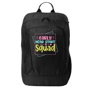 Headstart Squad Early Childhood Edu Teacher Back To School City Backpack