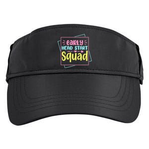 Headstart Squad Early Childhood Edu Teacher Back To School Adult Drive Performance Visor