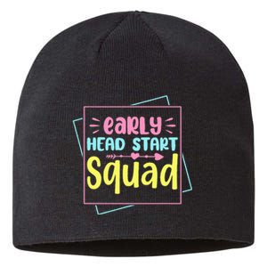 Headstart Squad Early Childhood Edu Teacher Back To School Sustainable Beanie