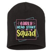 Headstart Squad Early Childhood Edu Teacher Back To School Short Acrylic Beanie