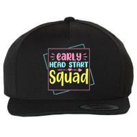 Headstart Squad Early Childhood Edu Teacher Back To School Wool Snapback Cap