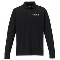 Hydrofoil Surfing Evolution Performance Long Sleeve Polo