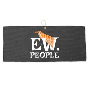 Hognose Snake EW People | Gift For Western Hoggy Large Microfiber Waffle Golf Towel