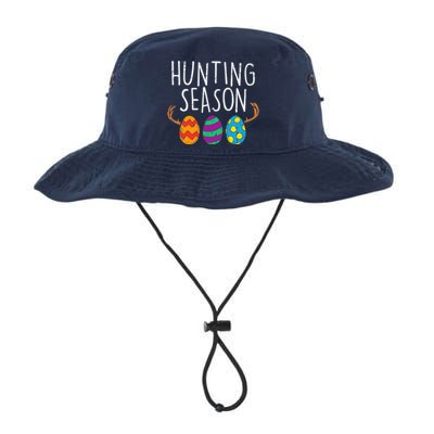 Hunting Season Eggs Deer Funny Easter Day Egg Hunt Hunter Legacy Cool Fit Booney Bucket Hat