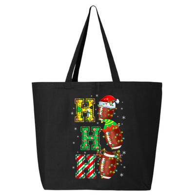 Hohoho Santa Elf Reindeer Football Balls And Christmas Lights Meaningful Gift 25L Jumbo Tote