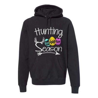 Hunting Season Egg Dear Easter Day Funny Premium Hoodie