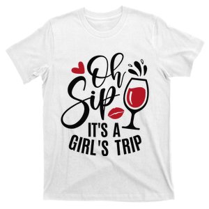 Hello Summer Family Vacation Oh Sip Its A Trip T-Shirt