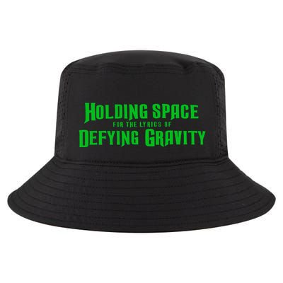 Holding Space For The Lyrics Of Defying Gravity Cool Comfort Performance Bucket Hat