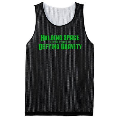 Holding Space For The Lyrics Of Defying Gravity Mesh Reversible Basketball Jersey Tank