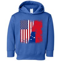 Half Samoan Flag Vintage Samoa Usa Gift Toddler Hoodie