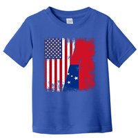 Half Samoan Flag Vintage Samoa Usa Gift Toddler T-Shirt