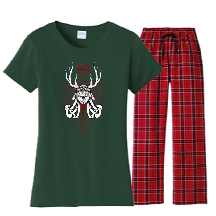 Heilung Shaman For Viking Women's Flannel Pajama Set