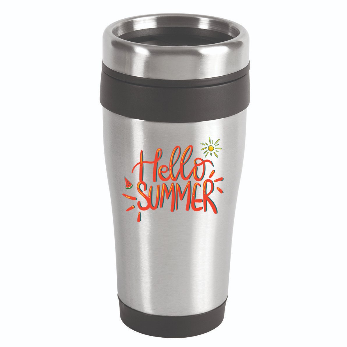 Hello Summer Fun Cute 16oz Travel Tumbler
