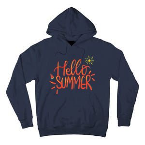 Hello Summer Fun Cute Tall Hoodie