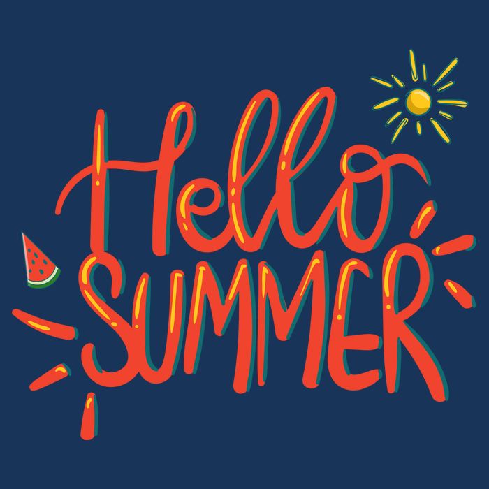 Hello Summer Fun Cute Infant Baby Jersey Bodysuit