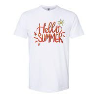 Hello Summer Fun Cute Softstyle CVC T-Shirt