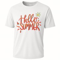 Hello Summer Fun Cute Cooling Performance Crew T-Shirt