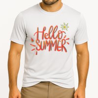 Hello Summer Fun Cute Cooling Performance Crew T-Shirt