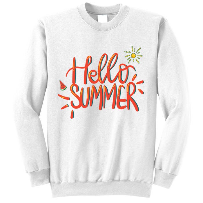 Hello Summer Fun Cute Sweatshirt