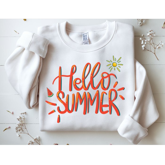 Hello Summer Fun Cute Sweatshirt