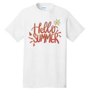 Hello Summer Fun Cute Tall T-Shirt