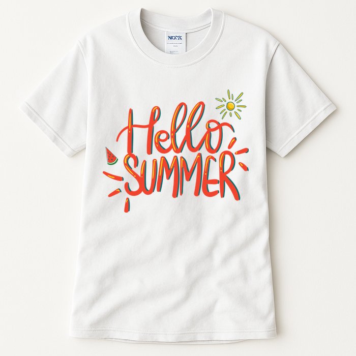Hello Summer Fun Cute Tall T-Shirt