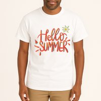 Hello Summer Fun Cute Tall T-Shirt