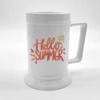 Hello Summer Fun Cute Beer Stein