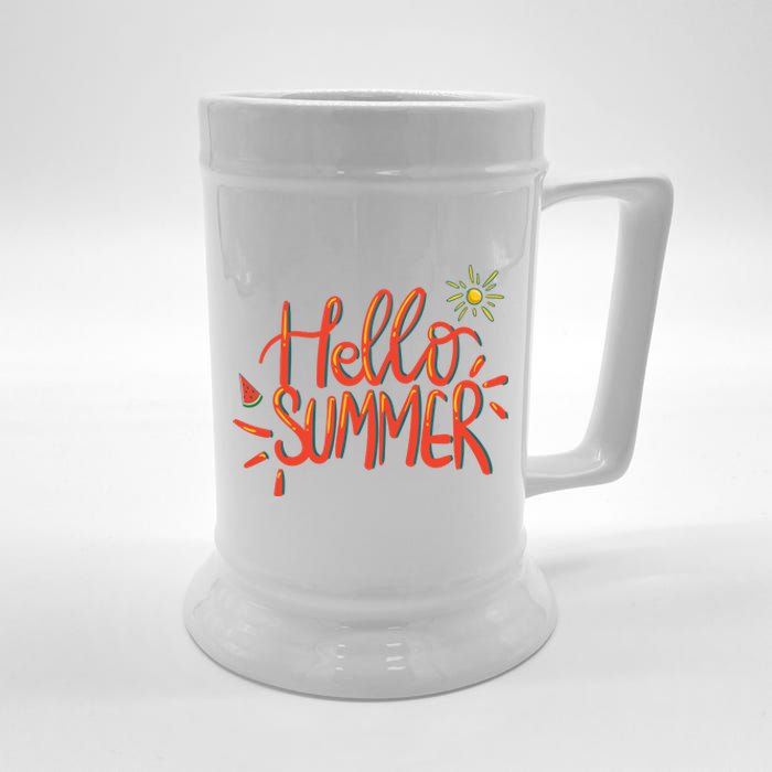 Hello Summer Fun Cute Beer Stein