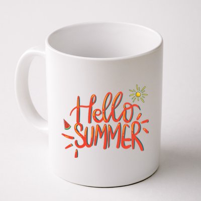 Hello Summer Fun Cute Coffee Mug