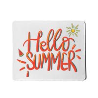 Hello Summer Fun Cute Mousepad