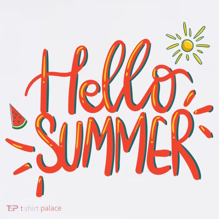 Hello Summer Fun Cute Poster